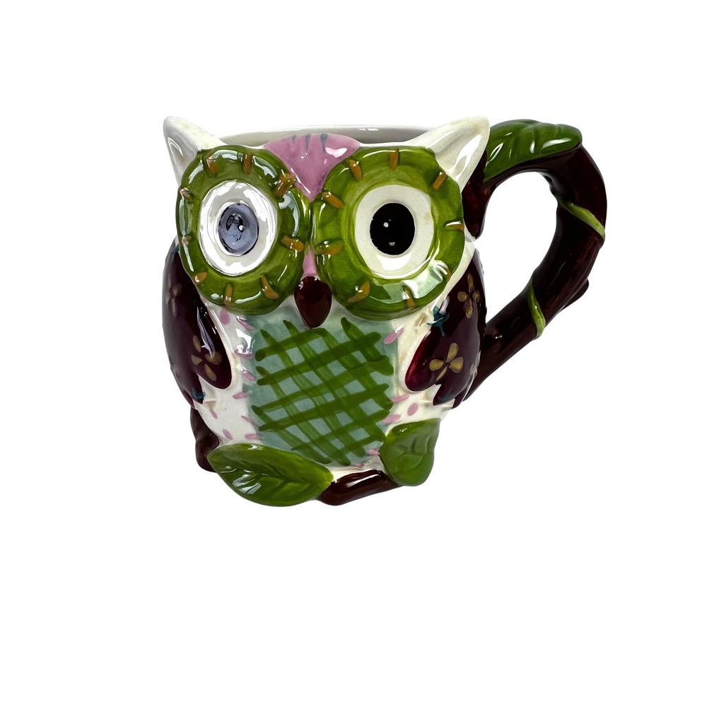 Pier 1 Imports "Olli the Owl" Mug 18‎ oz Coffee Tea Collectible